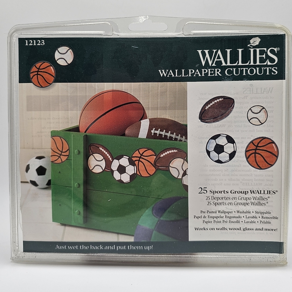 Daisy Kingdom Sports Balls Wallpaper Cut Outs